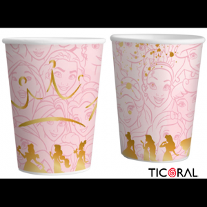 PRINCESAS VASO x 8